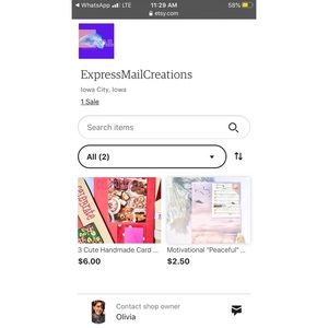 Come check out my Etsy account!✨